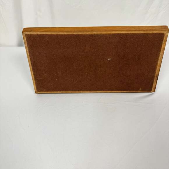 Vintage MCM Mission Crafted Walnut Men's Dresser Valet Caddy Organizer - Picture 3 of 5